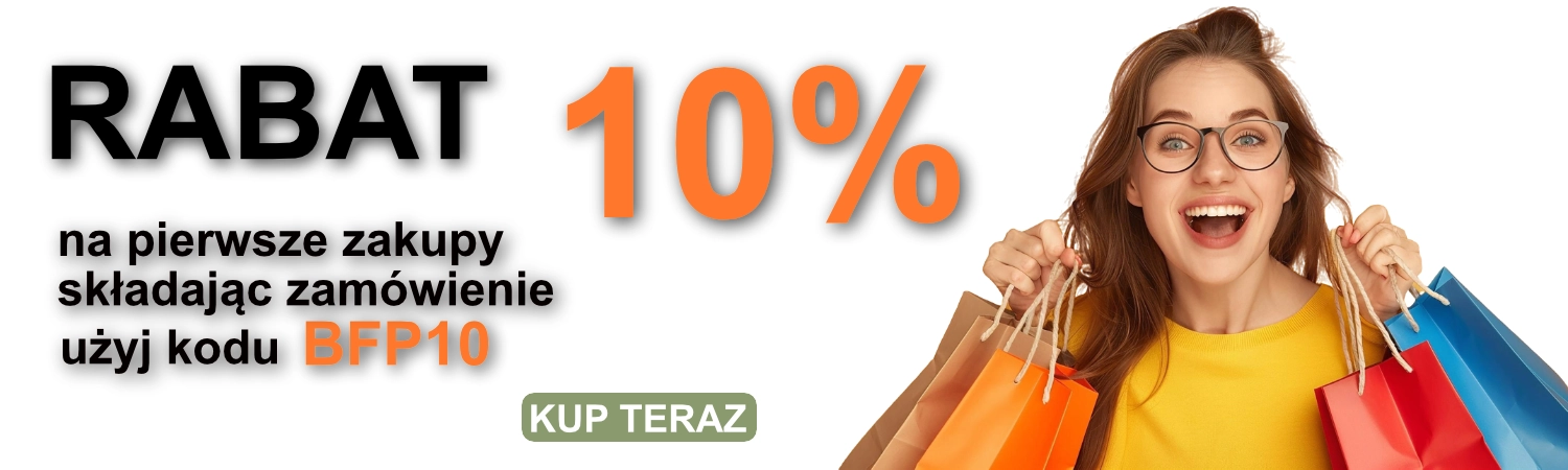 Rabat 10% na pierwsze zakupy