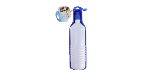 Duża podróżna butelka na wodę dla psa i kota 750 ml