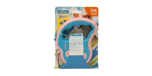 Automatyczna smycz dla psa 5 metrów, do 25 kg