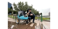 InnoPet Sporty Evolution - Ocean Blue - wózek do roweru dla psa i kota